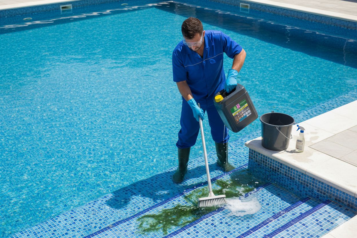 محلول پاک کردن جلبک